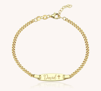 Name ID Bracelet for Kids,Baby Dabas Minimalist