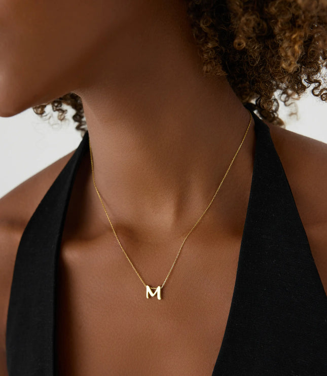 Personalized Dainty Alphabet Letter Necklace