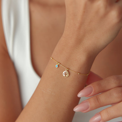 Dainty Elephant Figure Bracelet