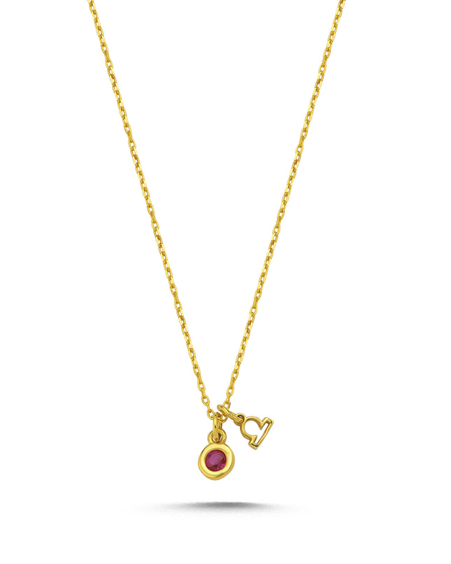 Discover Personalized Elegance with Our Birthstone Zodiac Sign Necklace