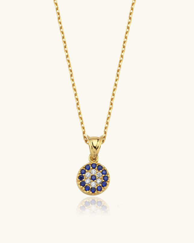 Dainty Evil Eye Necklace Dabas Minimalist