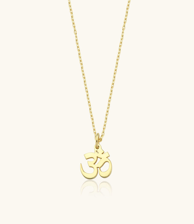 Tiny Om Necklace, Symbol Necklace