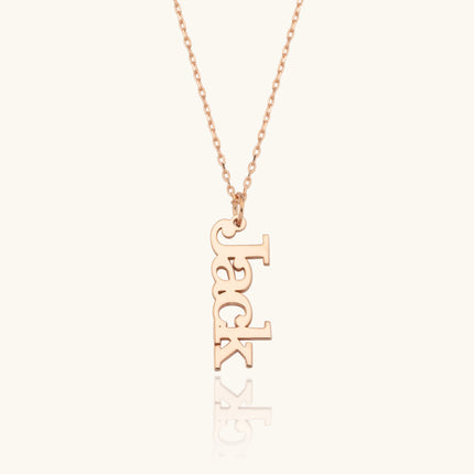 Personalized Name Necklace, 18K Gold-Plated Sterling Silver