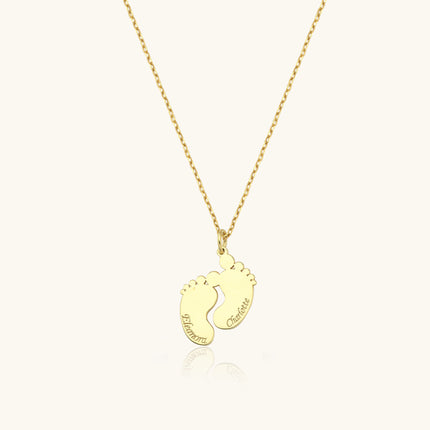 Personalized Footprint Necklace