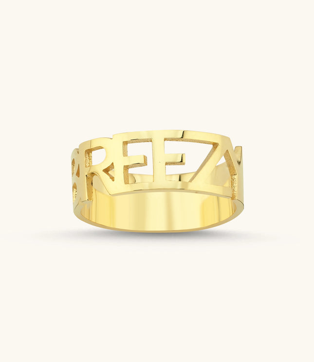 Personalized Engraved Name Ring