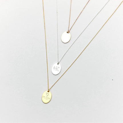 Personalized Gift for Mom Handwriting Custom Necklace Dabas Minimalist