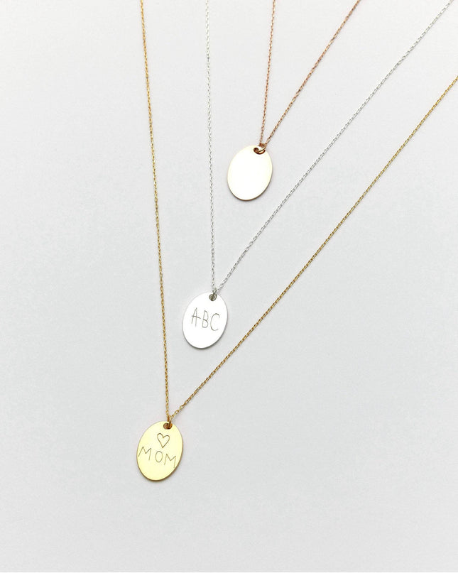 Personalized Gift for Mom Handwriting Custom Necklace Dabas Minimalist