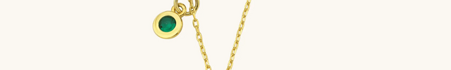 Initial Birthstone Necklace – 18K Gold-Plated Oval Pendant with Birthstone Charm - Dabas Minimalist