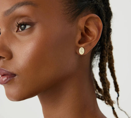 Birth Flower Earrings – 18K Gold-Plated Sterling Silver Floral Stud Earrings - Dabas Minimalist