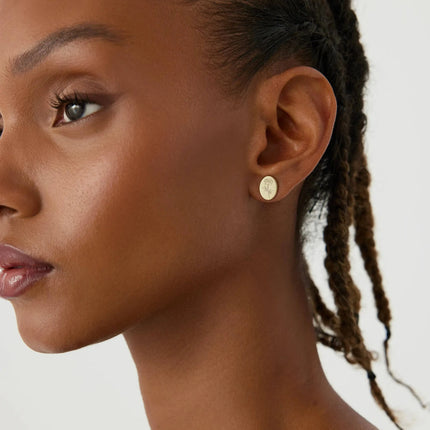 Birth Flower Earrings – 18K Gold-Plated Sterling Silver Floral Stud Earrings - Dabas Minimalist