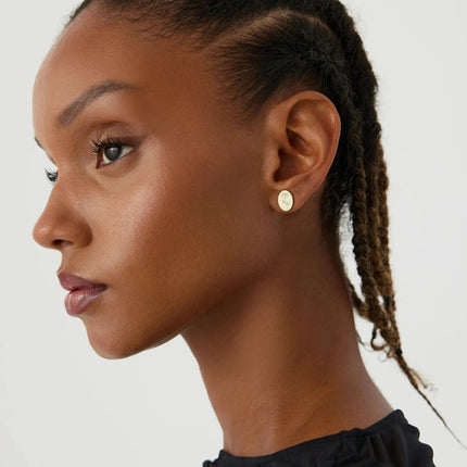 Birth Flower Earrings – 18K Gold-Plated Sterling Silver Floral Stud Earrings - Dabas Minimalist