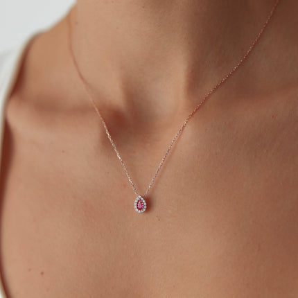 Birthstone Family Necklace - Dabas Minimalist