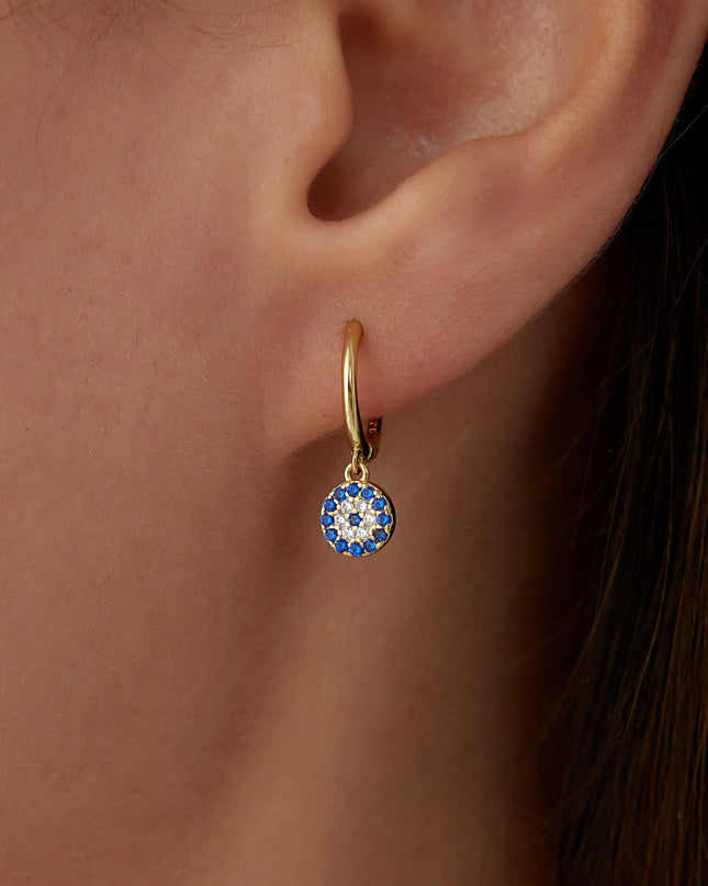 Huggie Earrings--KP-144-FA-46 ok Dabas Minimalist