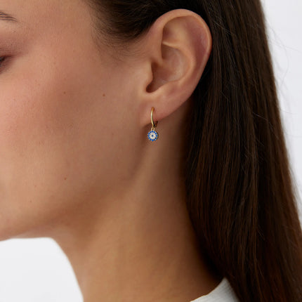 Huggie Earrings--KP-144-FA-46 ok Dabas Minimalist