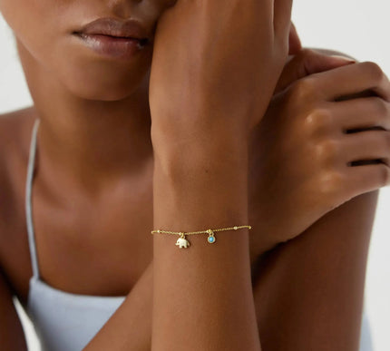 Dainty Elephant Figure Bracelet - Dabas Minimalist