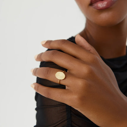 Dainty Minimalist Fingerprint Ring Dabas Minimalist