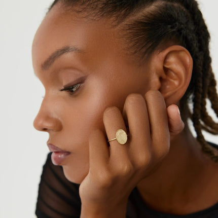 Dainty Minimalist Fingerprint Ring Dabas Minimalist