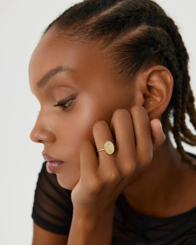 Dainty Minimalist Fingerprint Ring Dabas Minimalist
