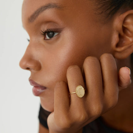 Dainty Minimalist Fingerprint Ring Dabas Minimalist