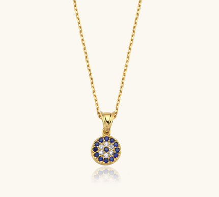 Dainty Evil Eye Necklace - Dabas Minimalist
