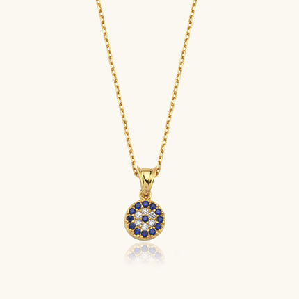 Dainty Evil Eye Necklace - Dabas Minimalist