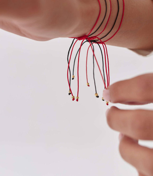 Custom Woven Letter Bracelet - Dabas Minimalist