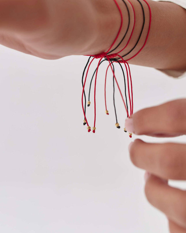 Custom Woven Letter Bracelet - Dabas Minimalist