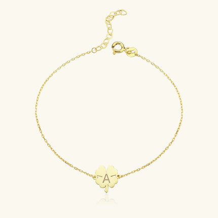 Dainty Clover Lucky Bracelet - Dabas Minimalist