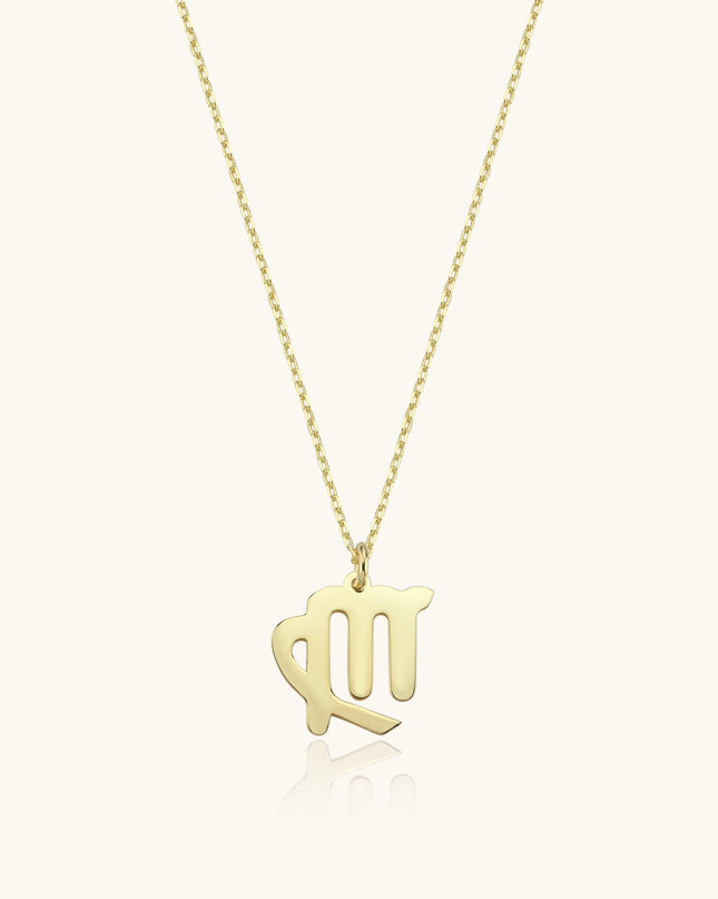 Zodiac Necklace – 18K Gold-Plated Sterling Silver - Dabas Minimalist
