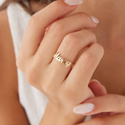 Custom Name Ring | Personalized Sterling Silver Ring