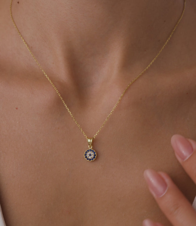 Dainty Evil Eye Necklace